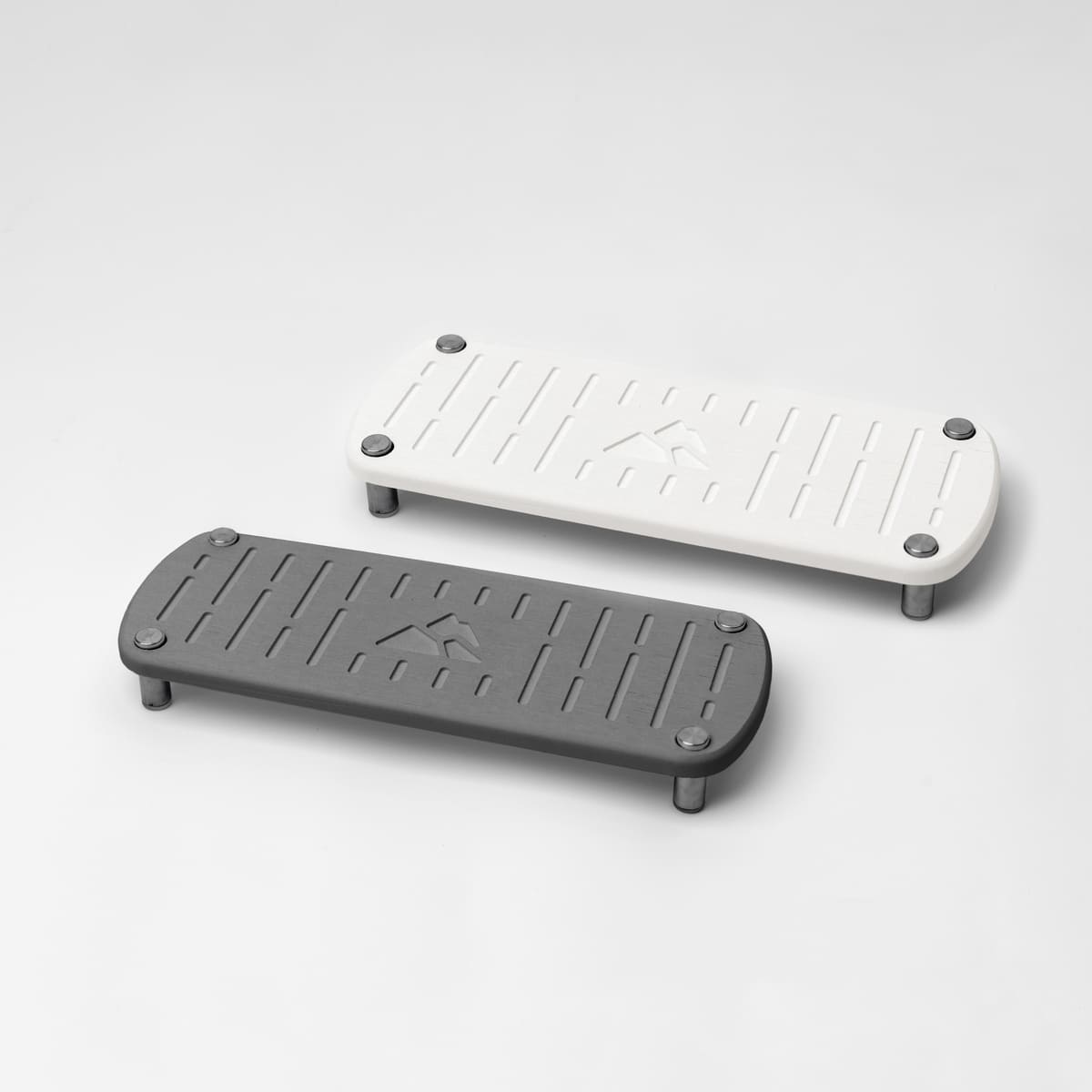 Set of 2 accessory holders made of diatomite stone