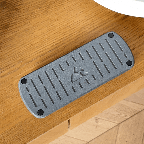 Diatomite stone accessory door