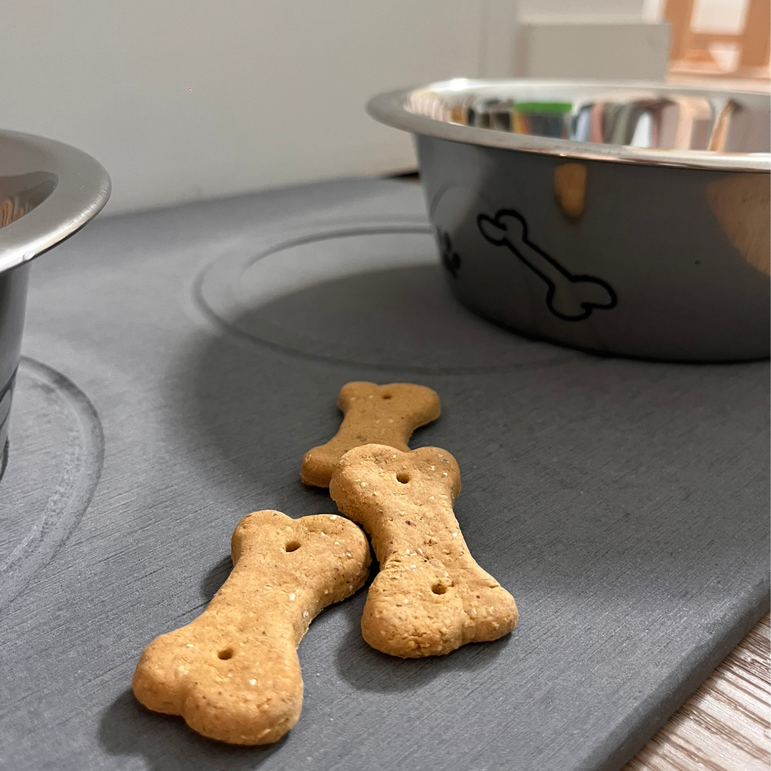 Tappetini per ciotole per cani e gatti in pietra diatomite