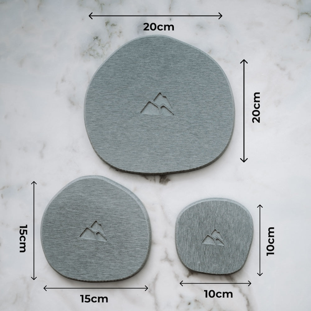 Set of 6 coasters | Vase mats | Pots