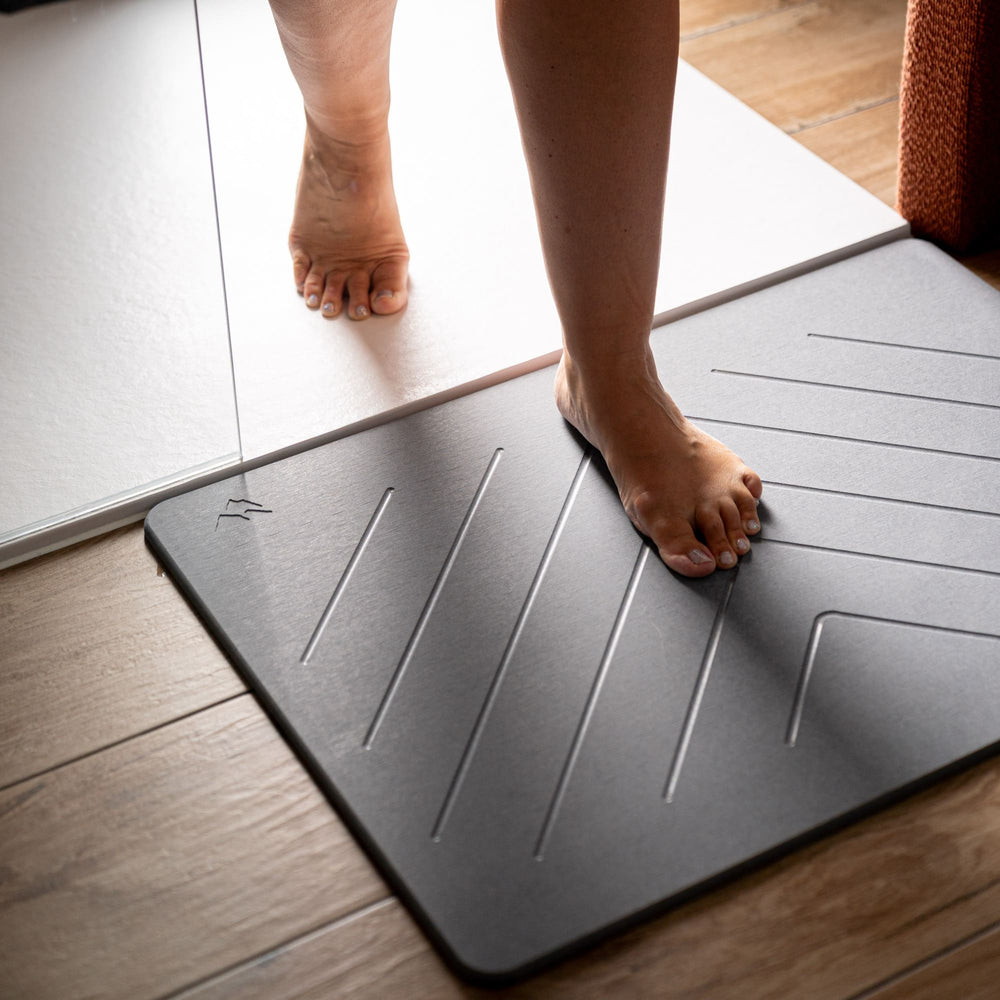 Tapis De Bain En Pierre De Diatomée - Séchage Rapide, Super Absorbant, Antidérapant - Pour Salle De Bain, Cuisine, Animaux - Naturel Et Facile à Nettoyer Tapis Séchage Rapide Antidérapant