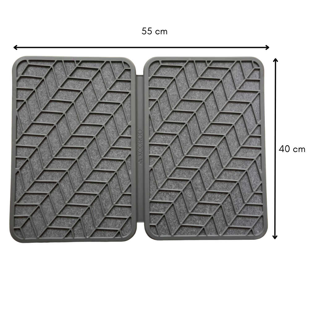 Escurreplatos doble de piedra de diatomita