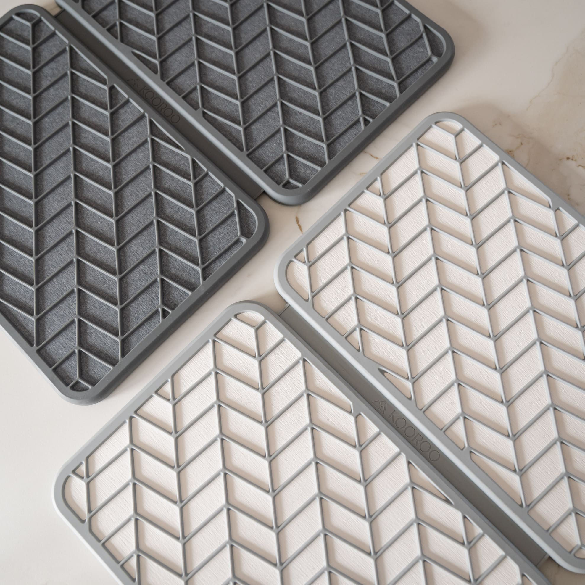 Double égouttoir en pierre de diatomite