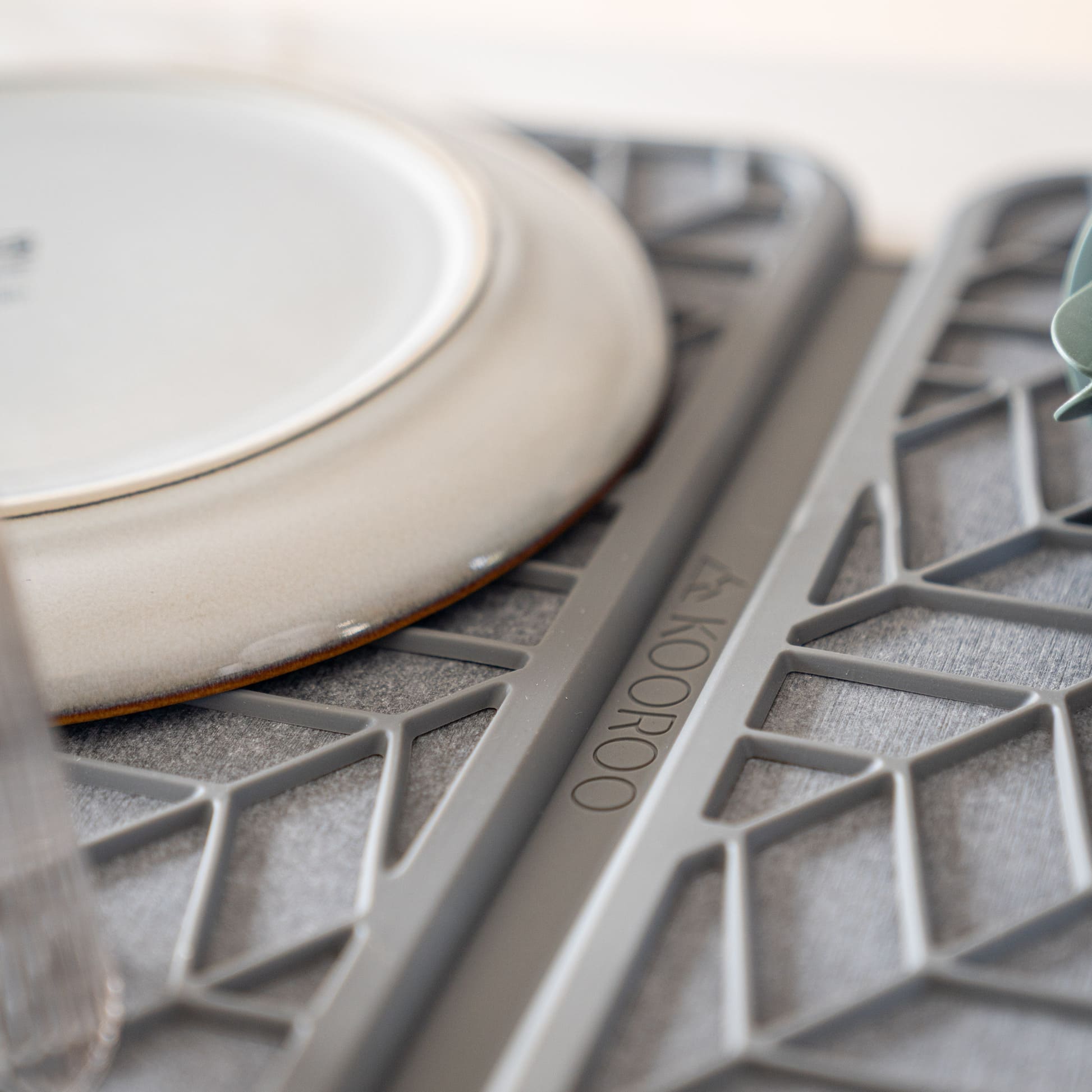 Double égouttoir en pierre de diatomite