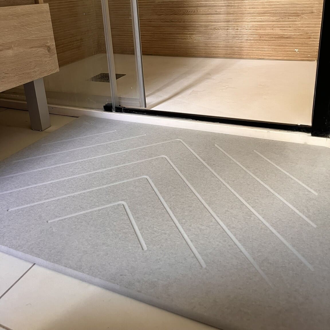 Tapis de bain en pierre de diatomite - Grand Format